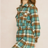 Plaid Mini Dress/Jacket
