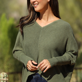 Dolman Vneck Sweater