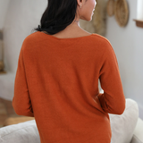 Vneck Knit Sweater