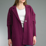 Plum Knit Jacket