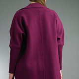 Plum Knit Jacket