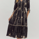 Botanical Print Dress