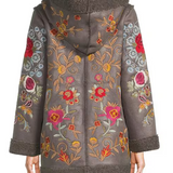 Saturna Faux Suede Coat