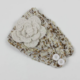 Knitted Floral Headbands
