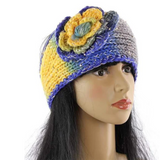 Knitted Floral Headbands