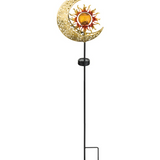 Filigree Sun/Moon Solar Stake