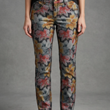 Floral Reversible Jeans
