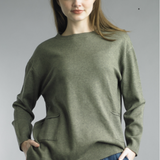 Crew Neck Two Pocket Sweater