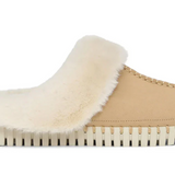 Latte Tulip Slide Slipper