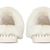 Latte Tulip Slide Slipper