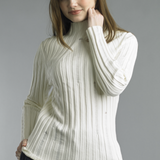 Ivory Ribbed Sweater