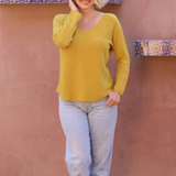 V-neck Scoop Sweater