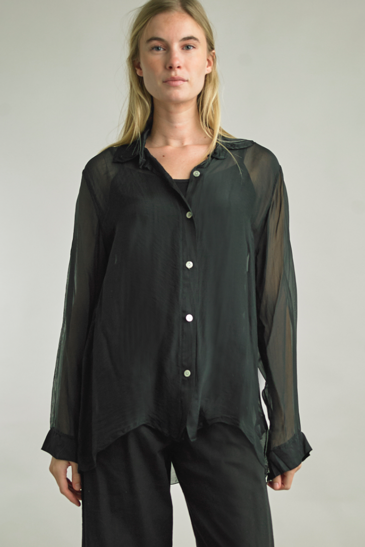 Button up Silk Blouse
