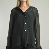 Button up Silk Blouse