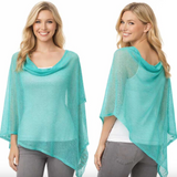 Mesh Knit Poncho