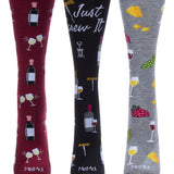 Memoi Boxed Wine 3 Pack Sock Gift Set