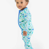 SoftSnooze™ Baby Bamboo Viscose Snuggle-Saurus Dinosaurs Footed One Piece Pajama