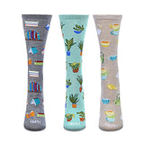 Memoi Booktrovert 3 Pack Sock Gift Set