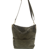 Darcy Zip Front Bucket Bag
