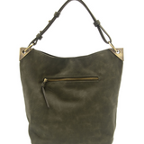 Darcy Zip Front Bucket Bag