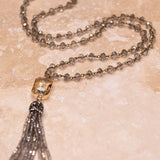 Athena Necklace in Smoke