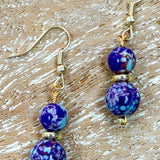 Ruthie Earring - Blue/Purple Jasper