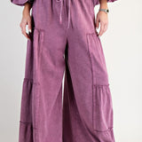 Mineral Washed Tired Pants