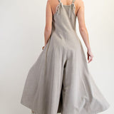 Mineral Washed Terry Palazzo Jumpsuit