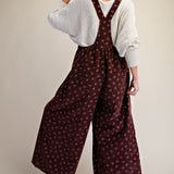 Floral Baby Corduroy Washed Overalls