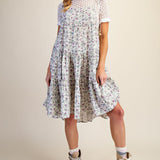 Floral Seersucker Dress