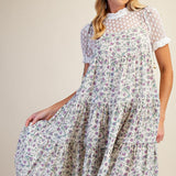 Floral Seersucker Dress