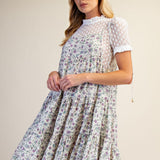 Floral Seersucker Dress