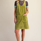 Chartreuse Corduroy Jumper