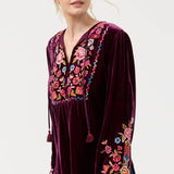 Curved Hem Prairie Blouse-Anaya