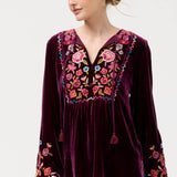 Curved Hem Prairie Blouse-Anaya