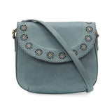 Lazer Cut Daisy Flap Crossbody