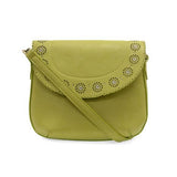 Lazer Cut Daisy Flap Crossbody