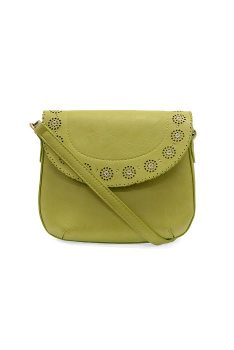 Lazer Cut Daisy Flap Crossbody