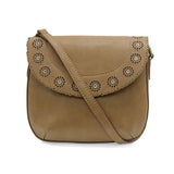 Lazer Cut Daisy Flap Crossbody