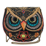 Night Owl-Beaded Clutch.