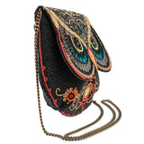 Night Owl-Beaded Clutch.