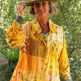 Patchwork Sunrise Top