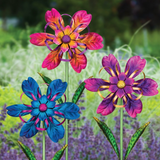 Ribbon Flower Spinner Stake