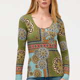 Janie Fav. L/S Scoop Neck Tee