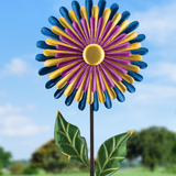 24" Triple Wind Spinner - Flower