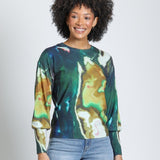 Liquid Marble Knit Top
