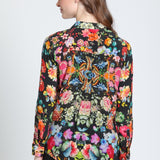 Desert Rose Button-up w/Roll Sleeve