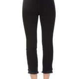 Olivia Pull-On Crop Frayed Jean