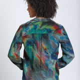 Emerald Aura Button-up w/Roll Sleeve