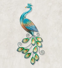 Load image into Gallery viewer, Peacock Stake/Wall Decor
